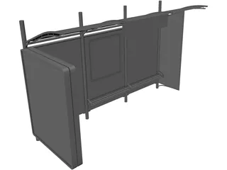 Bus Stop 3D Model preview