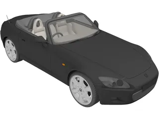 Honda S2000 3D Model preview