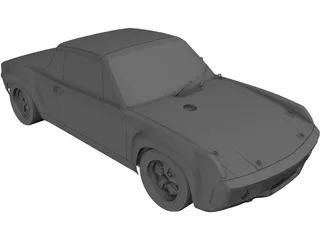 Porsche 914/6 3D Model preview