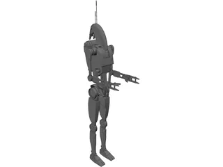 Star Wars B1 Battle Droid 3D Model preview
