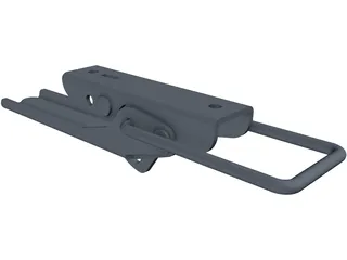 Eccentric Flush Fastener 3D Model preview
