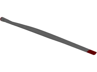 Wind Turbine Blade 3D Model preview