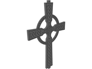 Celtic Cross 3D Model preview