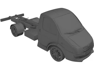 Gaz 3302 Gazel 3D Model preview