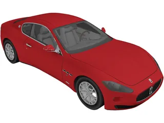Maserati Granturismo 3D Model preview