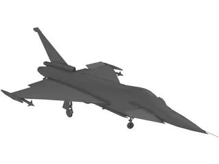Eurofighter 2000 3D Model preview