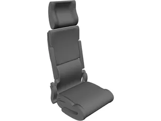 Coach Seat 3D Model preview