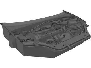 Ford Focus Engine (1998) 3D Model preview