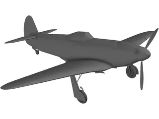 Yakovlev Yak-3 3D Model preview