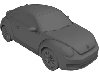 Volkswagen Beetle 2.0 TSi 3D Model preview
