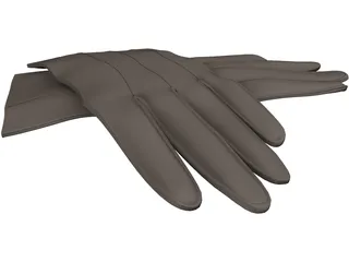 Gloves 3D Model preview
