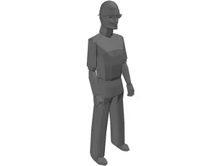 Worker 3D Model preview