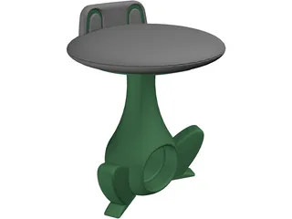 Froggy Barstool 3D Model preview
