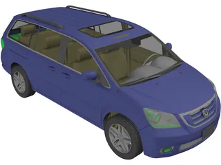 Honda Odyssey (2009) 3D Model preview