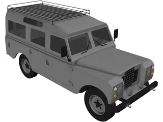 Range Rover 109 3D Model preview
