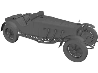 Mercedes-Benz Sport Coupe (1929) 3D Model preview