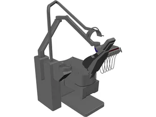 Dental Unit 3D Model preview