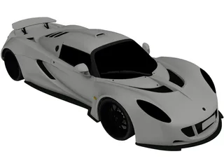 Lotus Hennessey Venom GT (2010) 3D Model preview
