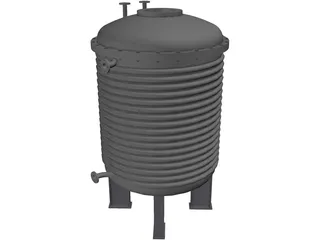Mixing Boiler 3D Model preview
