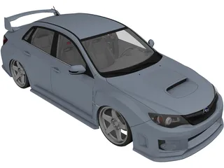 Subaru Impreza WRX STI (2011) 3D Model preview