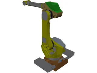 Fanuc M-710iC_50 Robot 3D Model preview