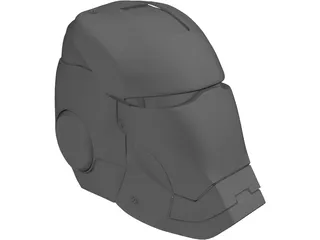 Ironman Helmet 3D Model preview