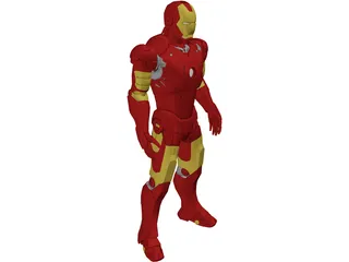 Iron Man Armor 3D Model preview