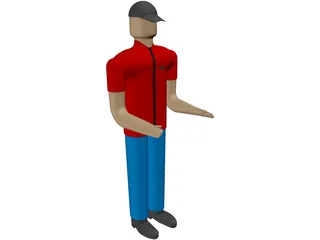 Workman 3D Model preview