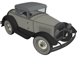 Ford A 3D Model preview