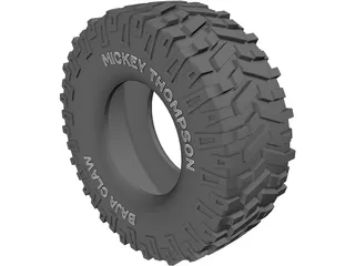 Tire Off Road 3D Model preview