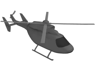 Eurocopter BK-117 3D Model preview