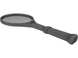 Tennis Racket 3D Model preview