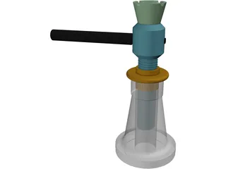 Screw Jack 3D Model preview