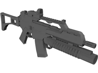 H&K G36 3D Model preview