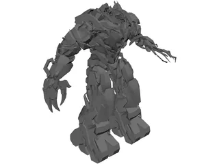 Transformers Decepticon Megatron 3D Model preview