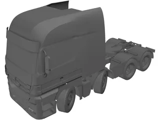 Mercedes-Benz Titan Truck 3D Model preview