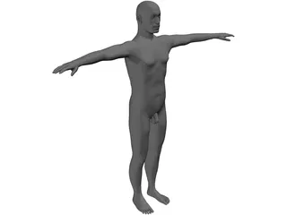 Man 3D Model preview