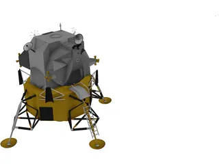 Apollo Lunar Module 3D Model preview