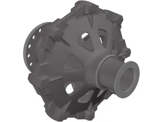 Traction Sheave 3D Model preview