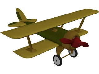 Heinrich Pursuit Fighter 3D Model preview
