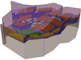 Berlin Philharmonie 3D Model preview