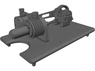 Stirling Engine 3D Model preview