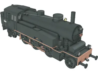 CC201 Locomotive 3D Model preview