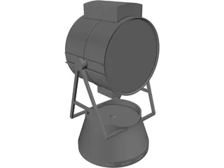 Ship Spotlight 3D Model preview