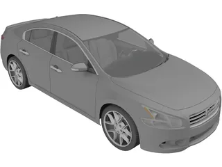 Nissan Maxima (2011) 3D Model preview