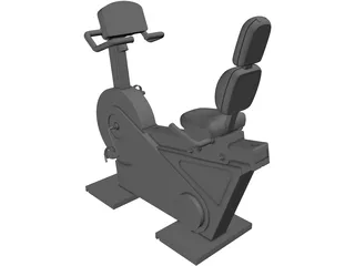 Exercise Cycle 3D Model preview