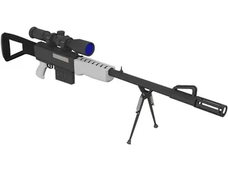 Rifle 3D Model preview