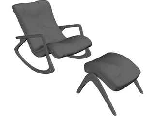 Armchair 3D Model preview