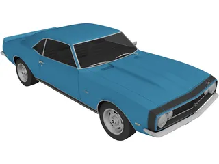 Chevrolet Camaro SS (1967) 3D Model preview