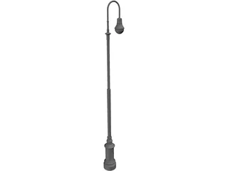 Street Lamp 3D Model preview